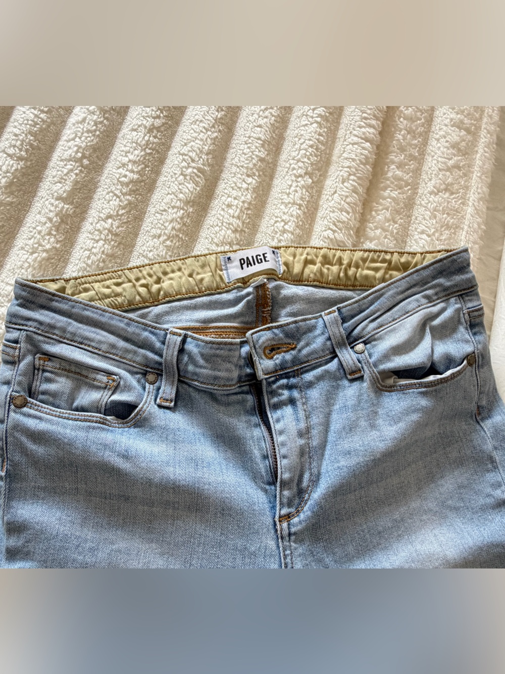 PAIGE Light Blue Skinny Jeans - Picture 2 of 7